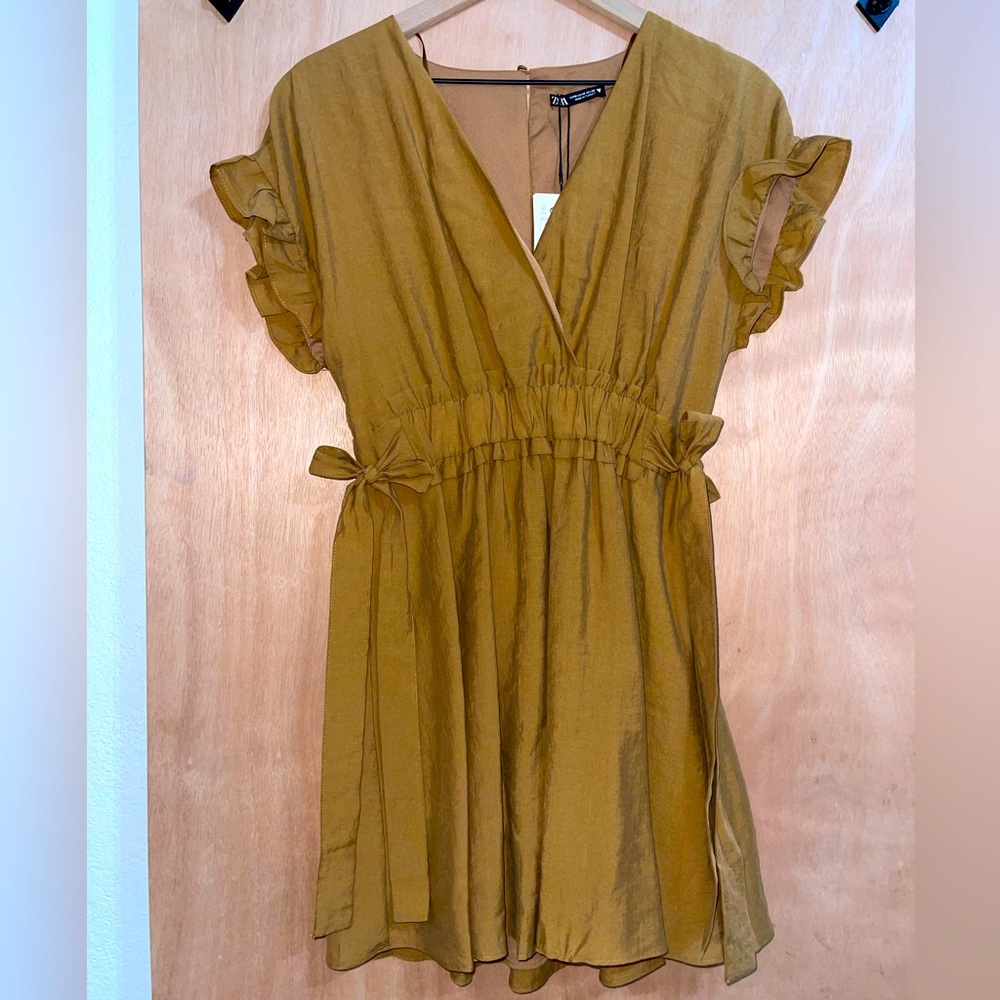 Zara brown dress